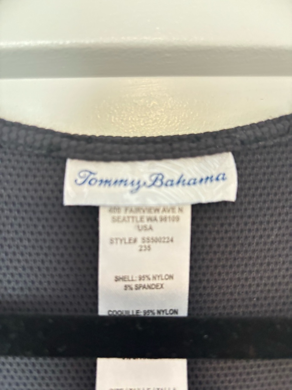 Tommy Bahama Black Sleeveless Wrap skort - Picture 3 of 4